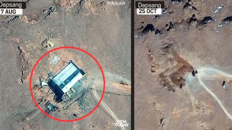 Satellite Images Confirm Initial Steps in India-China Disengagement at Depsang and Demchok