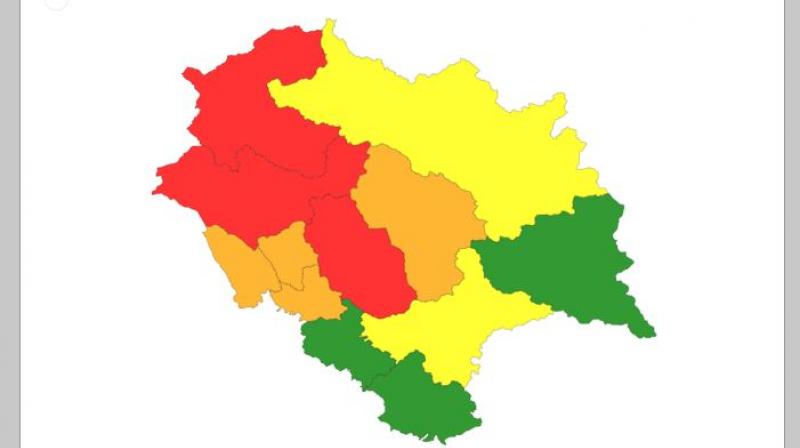 Himachal Pradesh Weather Today: Red Alert issued, Intensive Spells at Isolated Places