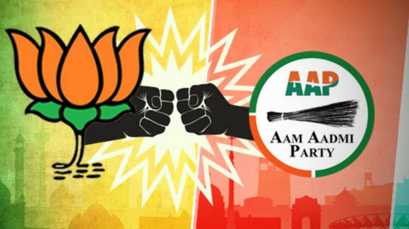 AAP Attacks BJP over candle March