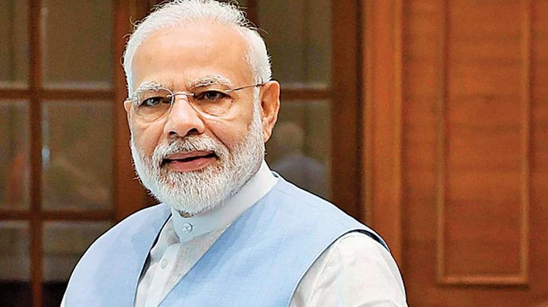 During his visit, PM Modi will offer prayers at the Ram Darbar Garbh Grah and the Ram Lalla Garbh Grah and is also going to visit the Saptmandir, Sheshavtar Mandir, and Mata Annapurna Mandir. File Photo.
