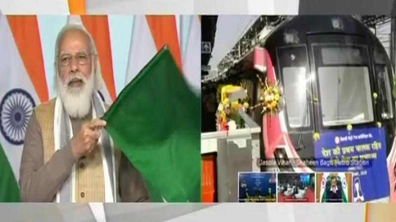 PM Modi inaugurates India's first-ever driverless train operations