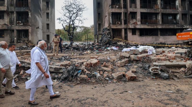 Air India Plane Crash: PM Modi Meets Lone Survivor, Visits Crash Site, Conducts Review Meeting