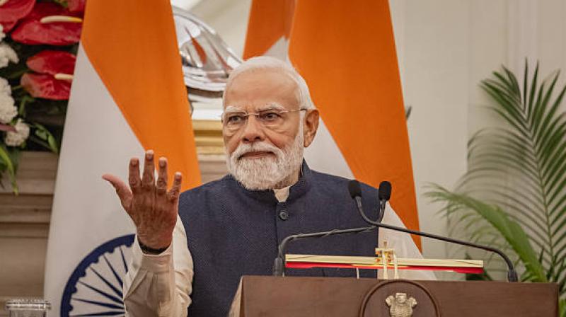 On this occasion, PM Modi “inaugurated and laid the foundation stone for development projects worth over INR 9,700 crore”, aimed at accelerating growth in tribal-dominated regions of Gujarat and other states.