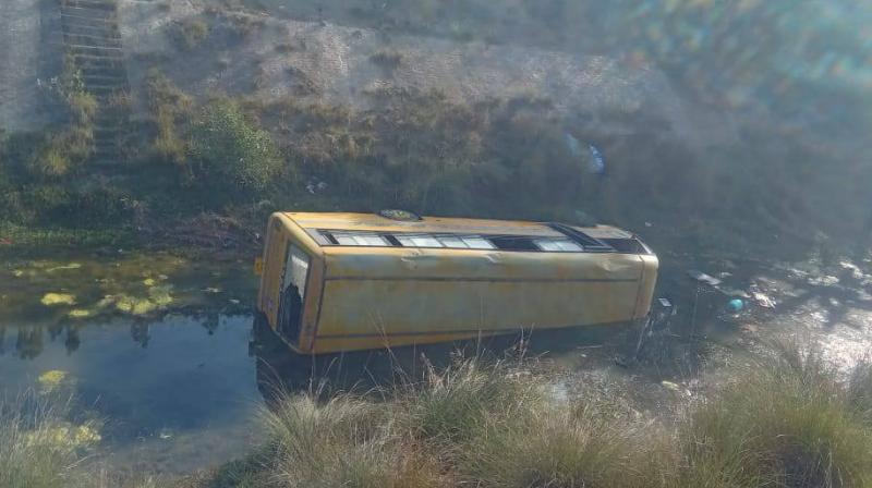 School Bus Falls into SYL Canal in Kaithal; 8 Children, Driver, and Conductor Seriously Injured