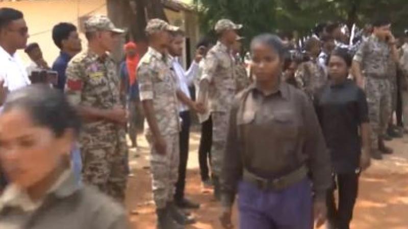 208 Naxalites surrendered in Jagdalpur, Chhattisgarh along with weapons; CM calls it ‘Historic Day' (Image Couresy: ANI)