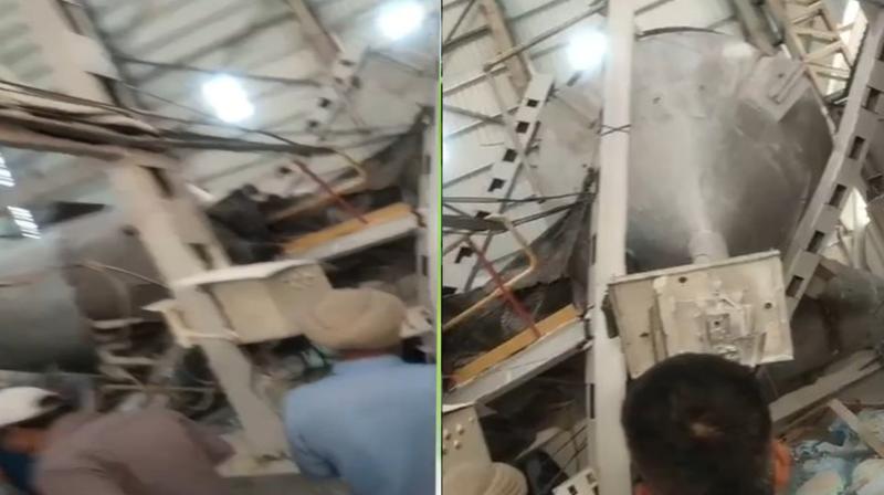 Gurdaspur: Portion of Paniar Sugar Mill collapses; no injuries reported