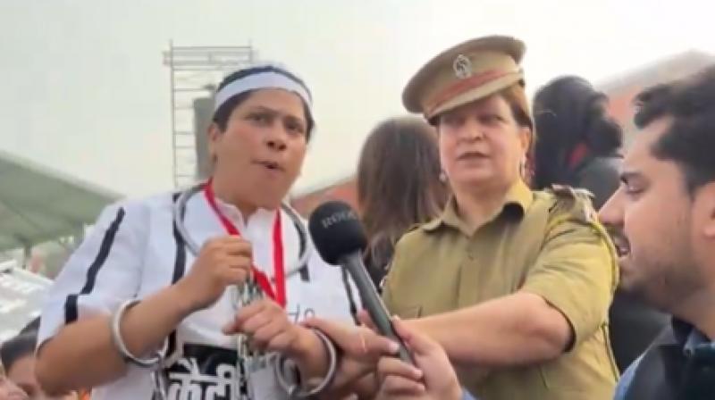 ‘Vote Chor Gaddi Chhod' Maha Rally by Congress Underway at Delhi's Ramlila Maidan: Here's Why BJP Leader Reacted