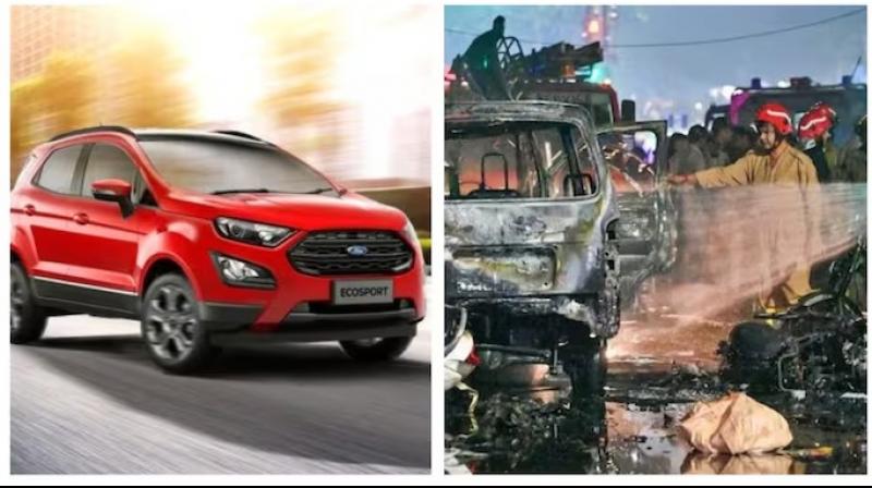 Delhi blast case: red Ford EcoSport car found parked in Khandawli village 