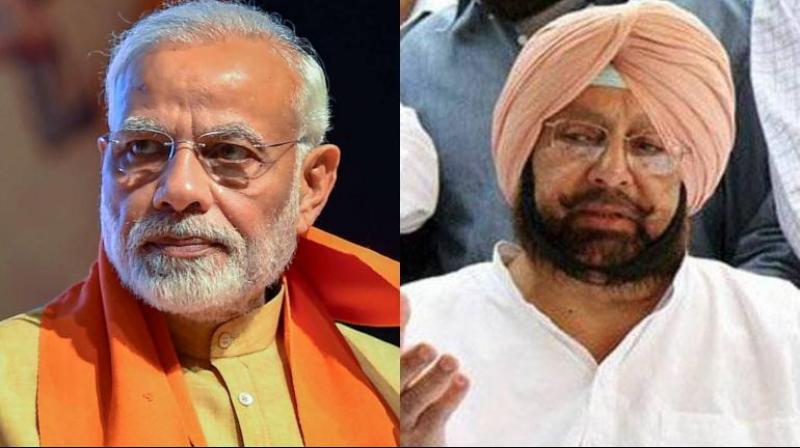 Capt Amarinder and Narendra Modi