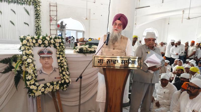 Punjab News: Speaker pays tribute at the 'Antim Ardas' of late Y. Puran Kumar IPS Latest News