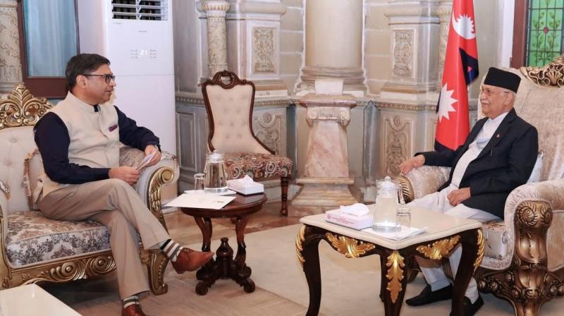 Foreign Secretary Vikram Misri Visits Nepal, Nepal's Prime Minister  To Visit India Next Month (Image Courtesy: Newsonair)