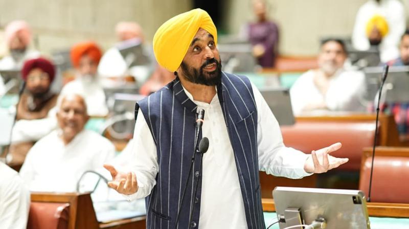 Opposition opposed giving Rs 1,000 to women, that's why it ran away from budget discussion: CM Bhagwant Singh Mann File Photo.