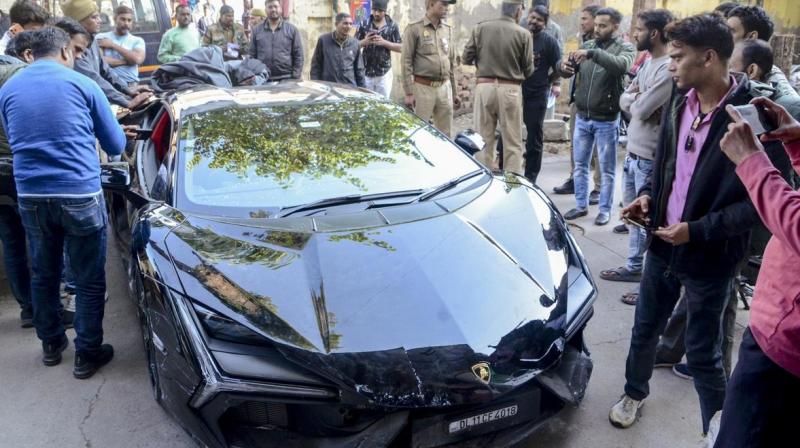 Kanpur, Uttar Pradesh: Son of tobacco businessman hits several People; Lamborghini seized