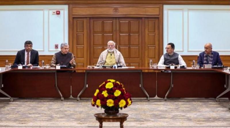 The Prime Minister shared a vision for AI that promotes local and indigenous content, specifically emphasising the integration of regional languages. File Photo.