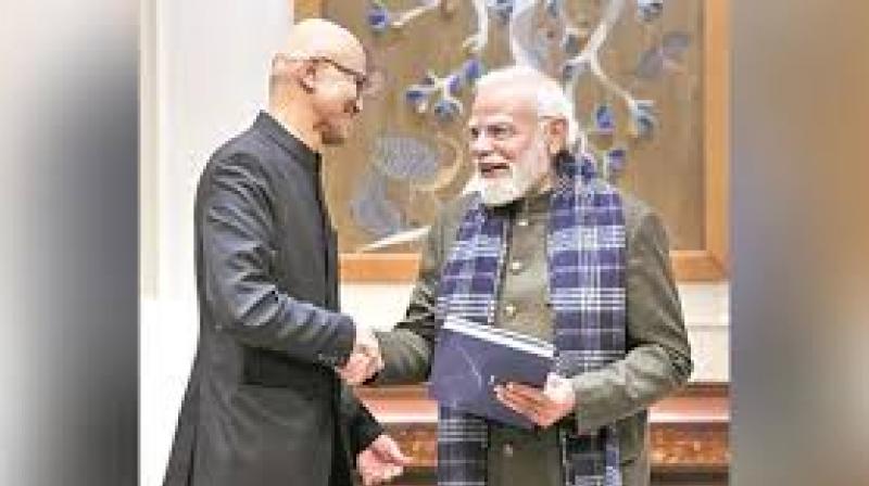 Modi said India's youth will harness AI to drive progress, create solutions for global issues, and contribute towards a better planet. File Photo.