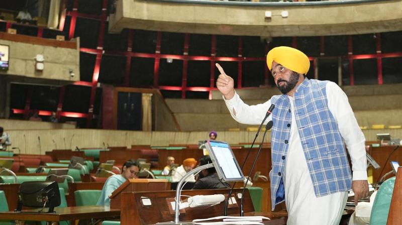 Opposition's frustration over announcement of Rs 1,000 for women shows AAP will form Govt again in Punjab in 2027: CM Bhagwant Singh Mann File Photo.