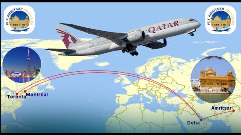 Qatar Airways Increases Doha–Toronto Operations To Daily; Punjab And The Punjabi Diaspora Now Have More Flight Options To Canada With One Stop