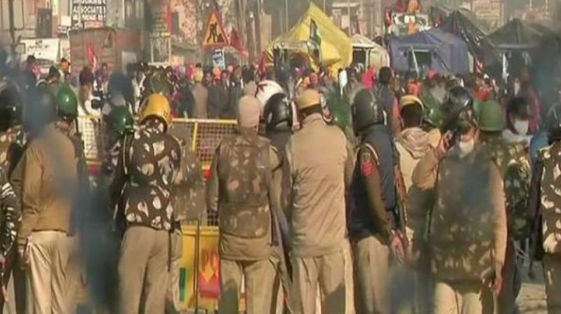 Violence at Singhu Border