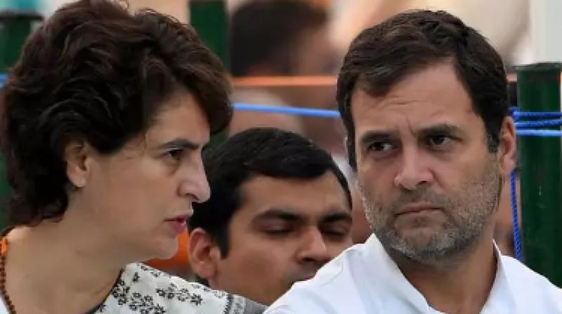 Priyanka Gandhi and Rahul Gandhi