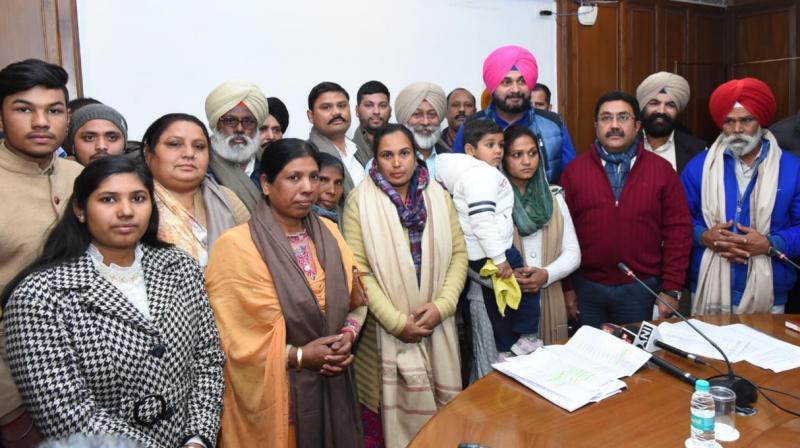 Punjab Government to always stand by their families through thick & thin: Navjot Singh Sidhu