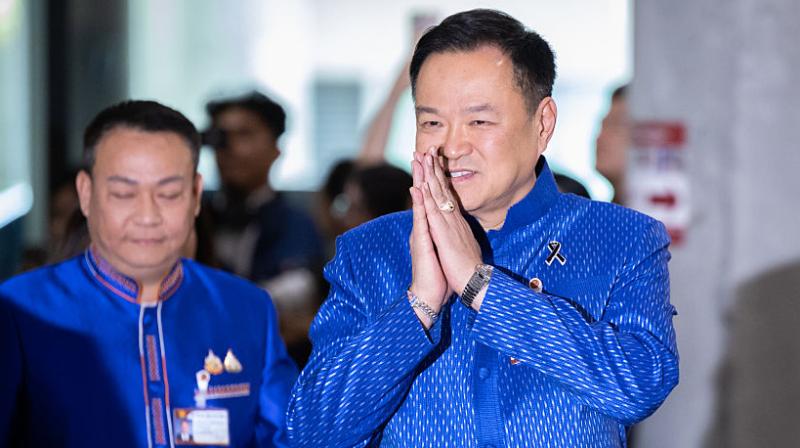 Leader of the Bhumjaithai Party, Anutin is a seasoned politician who has previously served as Deputy Prime Minister, Interior Minister, and Health Minister. File Photo.