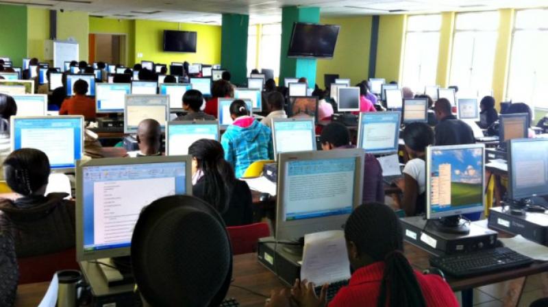 74 per cent candidates were present in the first shift of the railways' mega online exam