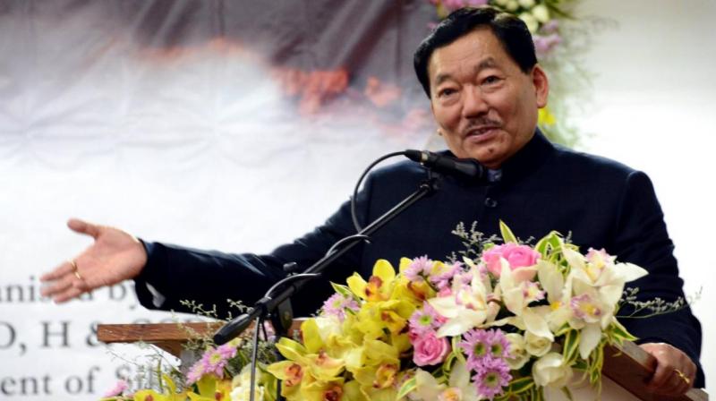 Sikkim Chief Minister Pawan Chamling
