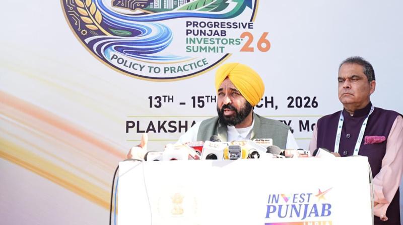 We expected Amit Shah to speak about MSP, loan waiver or special package for Punjab, but he left after merely abusing Punjabis: CM Bhagwant Singh Mann File Photo.