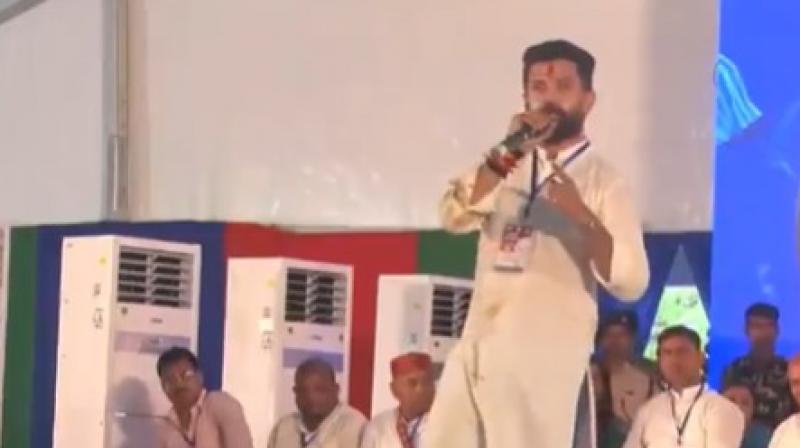 Union Minister Chirag Paswan: "As Long As I Am Alive, Neither Reservation Nor Constitution Is Under Threat" Union Minister Chirag Paswan: "As Long As I Am Alive, Neither Reservation Nor Constitution Is Under Threat"
