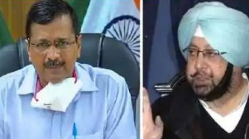 Arvind Kejriwal and Capt Amarinder Singh