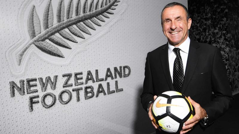 New Zealand coach Fritz Schmid 