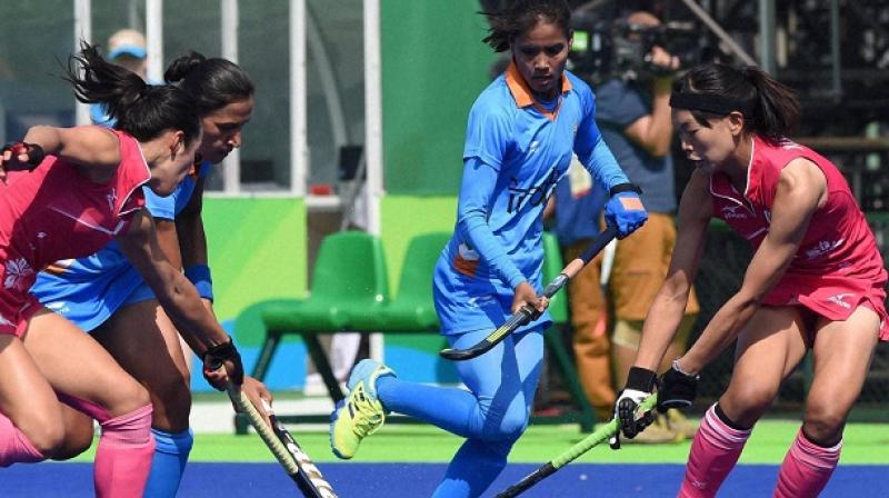 Indian women's hockey team play Japan