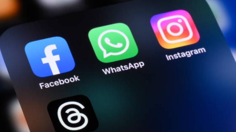 Meta, which operates platforms such as Facebook and WhatsApp, said parents should have greater control over their children's online activities. File Photo.
