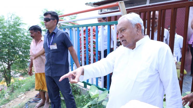 Bihar CM Nitish Kumar inspected park being developed on JP Ganga Path