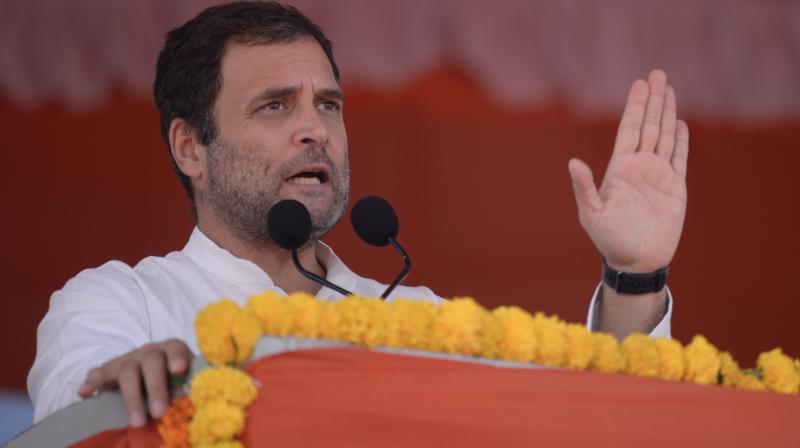 Congress president Rahul Gandhi