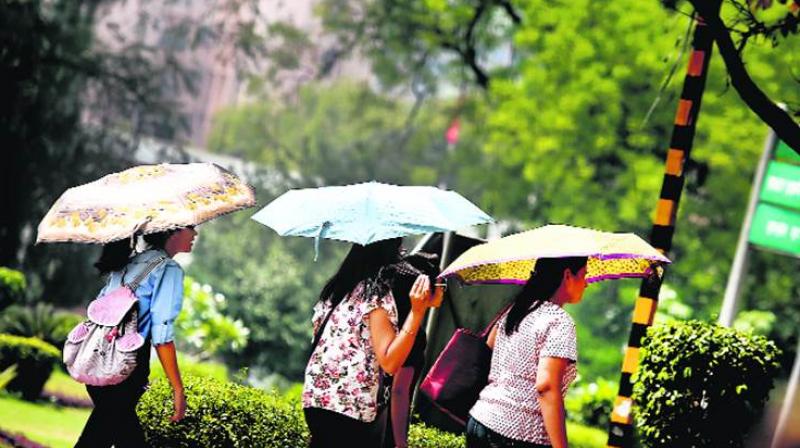 Delhiites woke up to a warm and humid morning