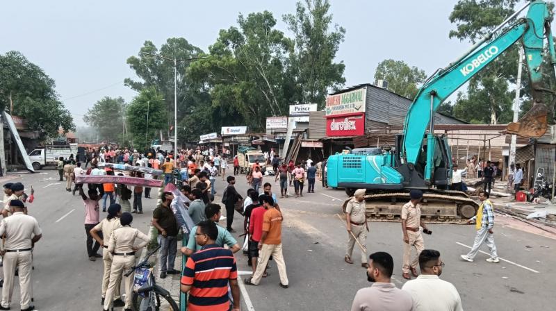 Chandigarh Authorities Launch Major Demolition Drive at Sector 53 Furniture Market