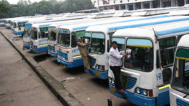 4,000 buses in Haryana remained off roads