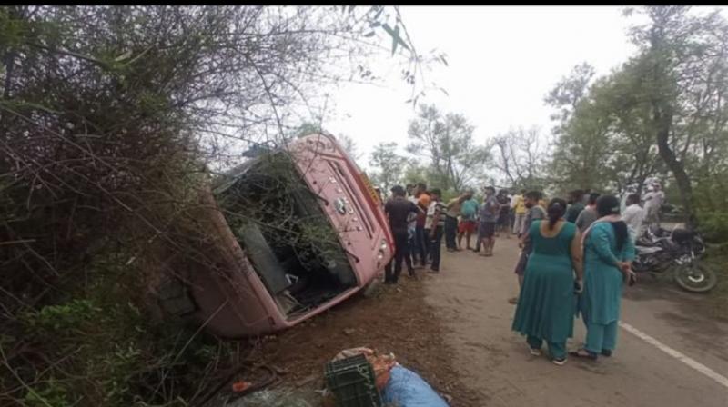 Pinjore Bus Accident News: 40 students among 50 injured as Haryana Roadways Bus Overturned 