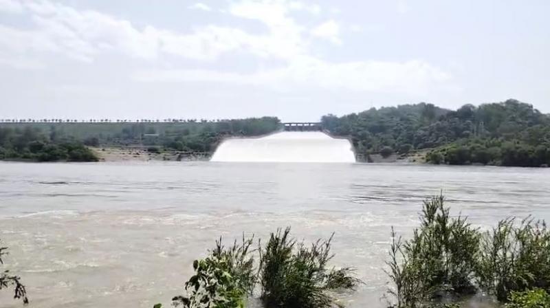 Pong Dam 40,000 cusecs of water released into the Beas River after 6 AM Thursday 