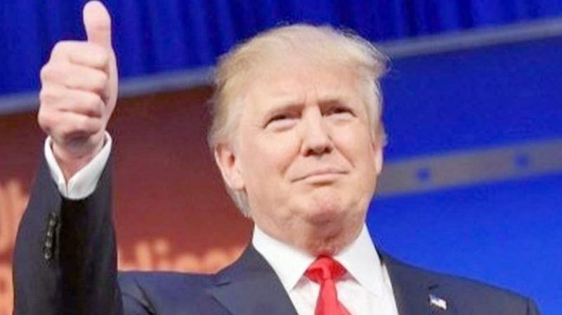 President Donald Trump has praised the US military for keeping America safe