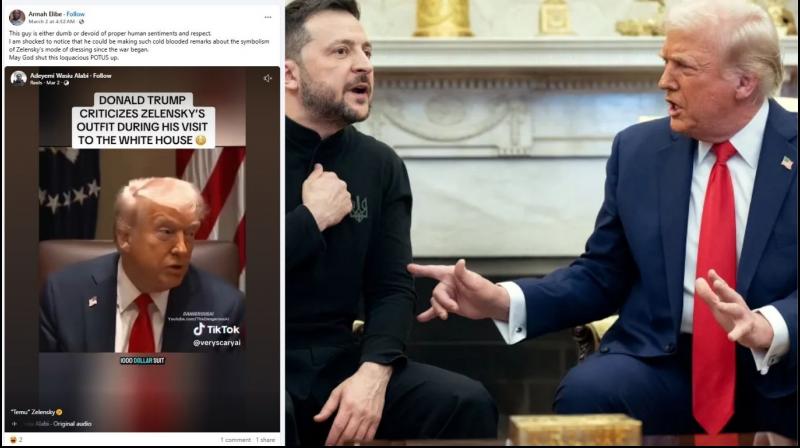 Did Trump Criticized Zelensky's Outfit During White House Meet? No, Read The Real Truth