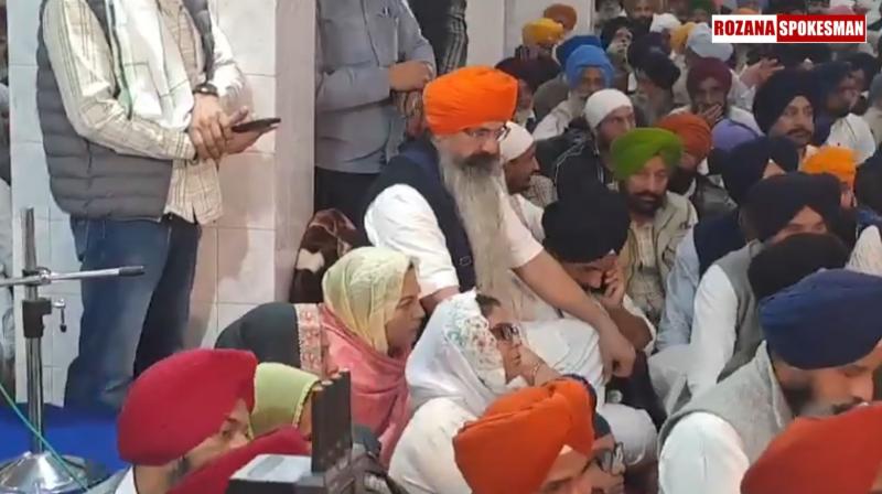 Balwant Singh Rajoana Attends Brother’s Antim Ardas