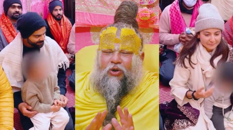 Virat Kohli and Anushka Sharma Visit Premanand Maharaj in Vrindavan, Video Goes Viral