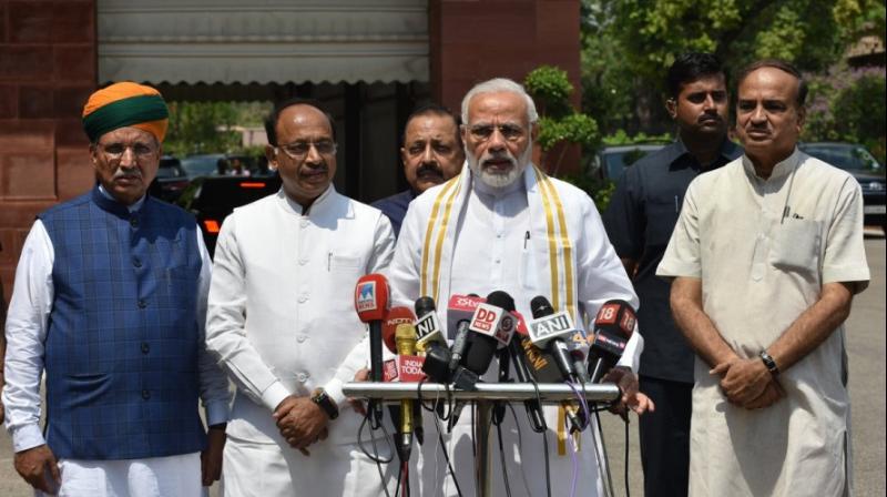 PM Modi says govt is ready to discuss all issues