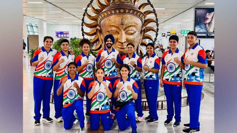 India's 23-member boxing squad departs for Asian Youth Games in Bahrain; Dhruv Kharb Among Others