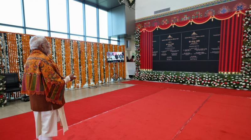 The Prime Minister also virtually inaugurated the terminal of Ludhiana's Halwara Airport.