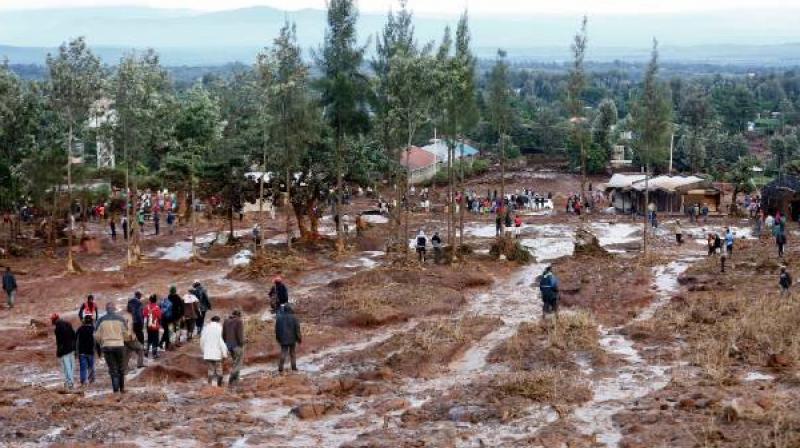Dam burst its banks in Kenya's Rift Valley