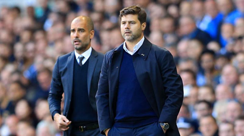 Pep Guardiola and Mauricio Pochettino