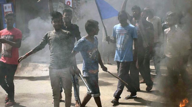 Clash between two groups at temple fest